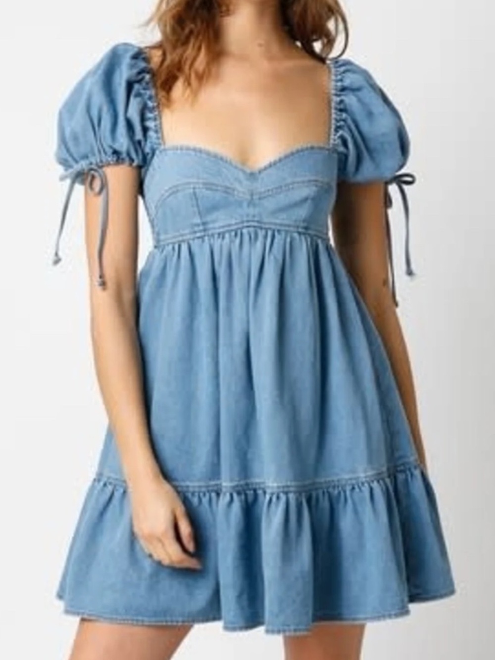 Stitch And Feather All That Denim Mini Dres